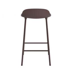 Normann Copenhagen Form Barstool - 65cm - Brown - Brown Legs Shell Colour: Brown, Leg Colour: Matching Shell Colour - thumbnail 4