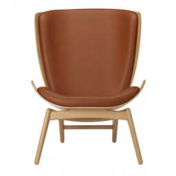 Umage The Reader Armchair - Oak - Hope Leather Cognac Wood: Oak, Colour: Cognac - thumbnail 2