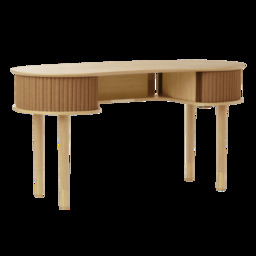 Umage Audacious Desk - Oak - Sugar Brown Colour: Sugar Brown