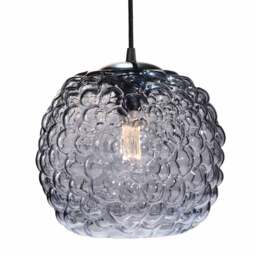 Halo Design Grape Pendant Light - 25cm - Smoke Size:  25cm, Colour: Smoke