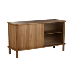 Umage Italic Sideboard - Dark Oak - 1 Oak Door & 1 Glass Door door option: 1 Oak Door & 1 Glass Door - thumbnail 4