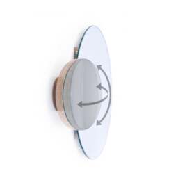 Wireworks Eclipse Wall Mirror - Oak - thumbnail 4
