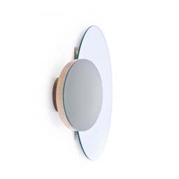 Wireworks Eclipse Wall Mirror - Oak - thumbnail 7