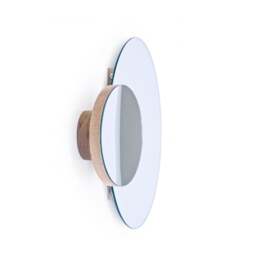 Wireworks Eclipse Wall Mirror - Oak - thumbnail 5