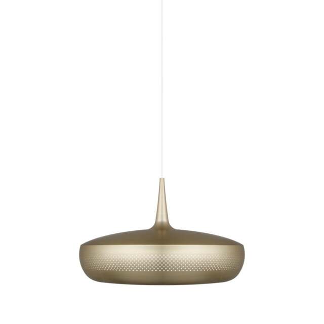 Umage Clava Dine Pendant Light - Brushed Brass with White Cord Set With or Without Cord Set: With White Cord Set - image 1