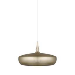 Umage Clava Dine Pendant Light - Brushed Brass with White Cord Set With or Without Cord Set: With White Cord Set