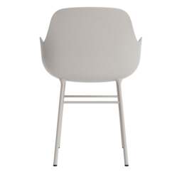 Normann Copenhagen Form Armchair - Warm Grey - Warm Grey Legs Shell Colour: Warm Grey, Leg Colour: Matching Shell Colour - thumbnail 4