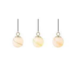 Halo Design Stockholm Pendant Light - O 18cm Size: O 18cm, Colour: Marble Grey - thumbnail 7