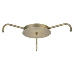 Halo Design Canopy for 4 Lamps - O 52 cm Colour: Antique Brass