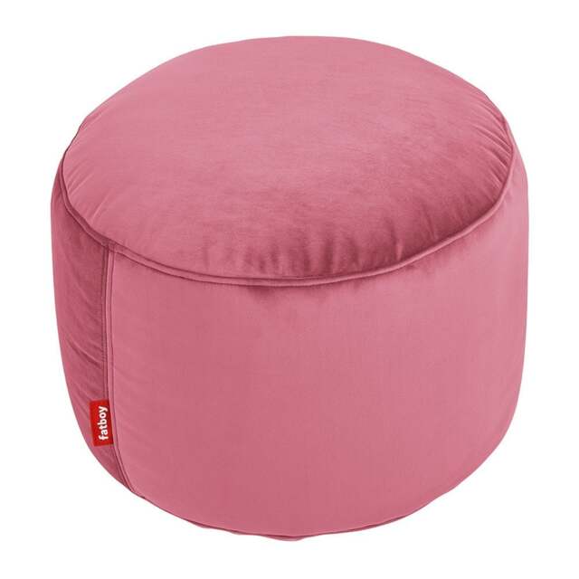 Fatboy Point Velvet Pouf - Deep Blush Pink - image 1