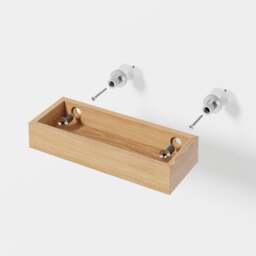 Wireworks Yoku 228 Bathroom Tray Shelf - Oak - thumbnail 4