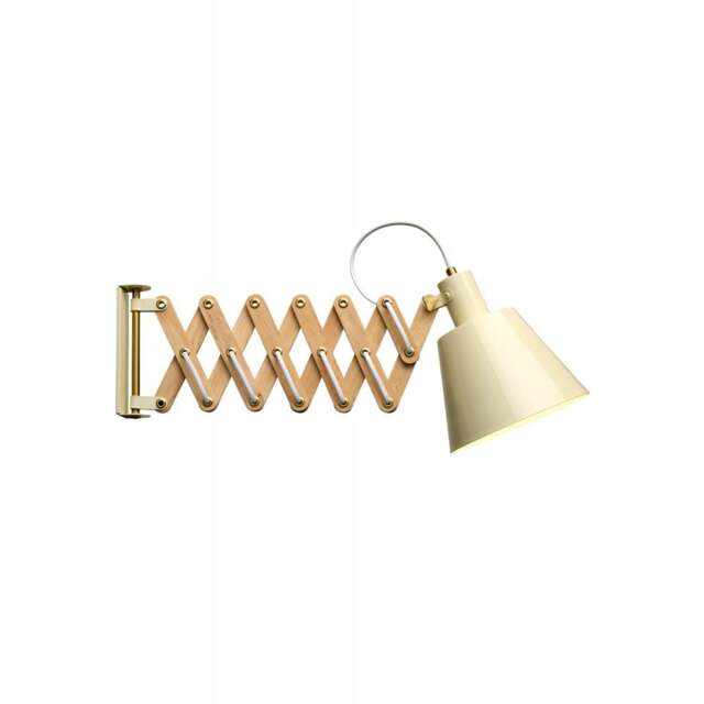 Halo Design Vintage Large Wall Lamp Size: 18cm, Colour: Glossy Cream - image 1