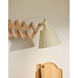 Halo Design Vintage Large Wall Lamp Size:  18cm, Colour: Glossy Cream - thumbnail 2