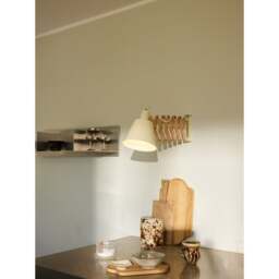 Halo Design Vintage Large Wall Lamp Size:  18cm, Colour: Glossy Cream - thumbnail 5