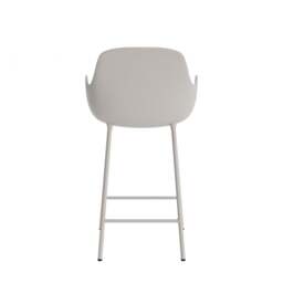 Normann Copenhagen Form Bar Armchair - 75cm - Warm Grey Shell Colour: Warm Grey - thumbnail 4