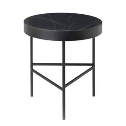 Ferm Living Marble Table - Medium - Black - thumbnail 1