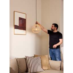 Halo Design Stockholm Nordic Edition Pendant Light - O 30cm Size: O 30cm, Colour: Nature - thumbnail 5