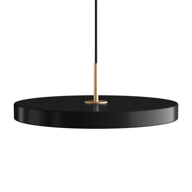 Umage Asteria Pendant Light - Black Asteria Detail: Brass - image 1