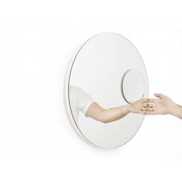 Wireworks Neutrino Rotating Wall Mirror 550 - White - thumbnail 5
