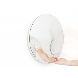 Wireworks Neutrino Rotating Wall Mirror 550 - White - thumbnail 6
