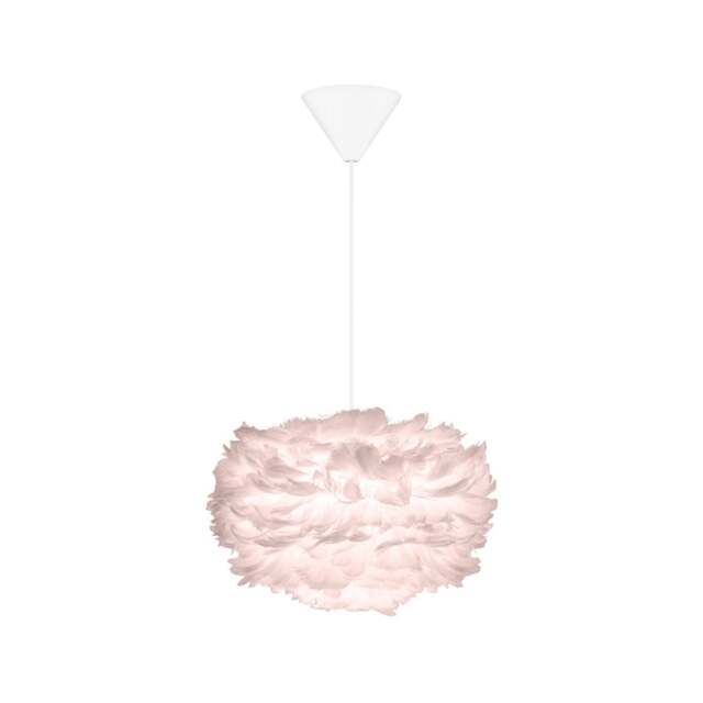 Umage Eos Feather Pendant Shade - Light Rose - Mini - 35cm with White Cord Set With or Without Cord Set: With White Cord Set - image 1