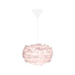 Umage Eos Feather Pendant Shade - Light Rose - Mini - 35cm with White Cord Set With or Without Cord Set: With White Cord Set