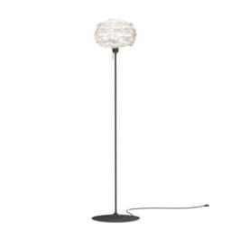 Umage Eos Floor Lamp - White Feather Eos Mini/Black Sante Stand - thumbnail 1