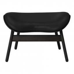 Umage A Conversation Piece Ottoman - Black Oak - Hope Leather Black Wood: Black Oak, Colour: Black - thumbnail 2