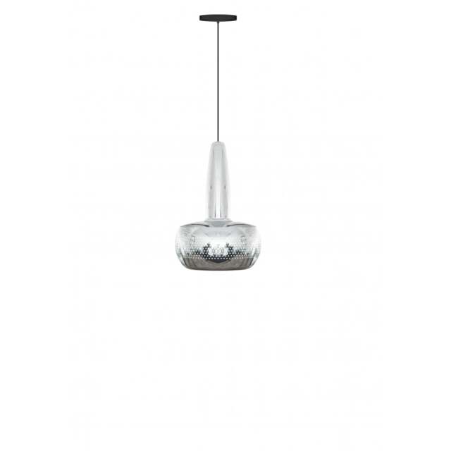 Umage Clava Pendant Light Shade - Polished Steel with Black Rosette Cord Set With or Without Cord Set: With Black Rosette Cord Set - image 1