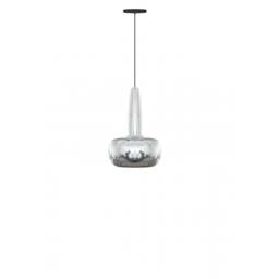 Umage Clava Pendant Light Shade - Polished Steel with Black Rosette Cord Set With or Without Cord Set: With Black Rosette Cord Set