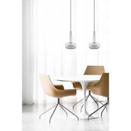 Umage Clava Pendant Light Shade - Polished Steel with Black Rosette Cord Set With or Without Cord Set: With Black Rosette Cord Set - thumbnail 2