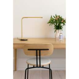 Umage Curious Dining Chair - Oak - Black Legs - White Sands Cushion Leg Colour: Black Legs, Colour: White Sands - thumbnail 4