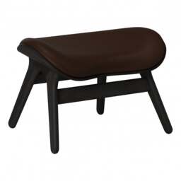 Umage A Conversation Piece Ottoman - Black Oak - Hope Leather Brown Wood: Black Oak, Colour: Brown - thumbnail 1