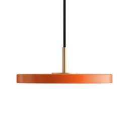 Umage Asteria Micro Pendant Light - Nuance Orange - Brass Top Colour: Nuance Orange, Asteria Detail: Brass - thumbnail 2
