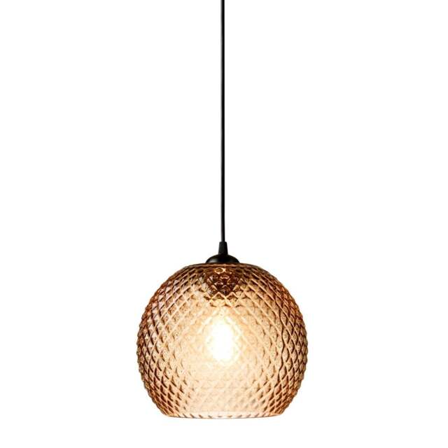 Halo Design Nobb Ball Pendant Light - O 22 cm - Amber Colour: Amber - image 1