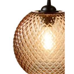 Halo Design Nobb Ball Pendant Light - O 22 cm - Amber Colour: Amber - thumbnail 2