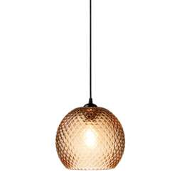 Halo Design Nobb Ball Pendant Light - O 22 cm - Amber Colour: Amber