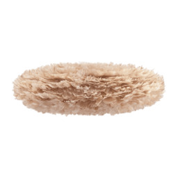 Umage Eos Esther Feather Pendant Shade - Light Brown - Large with Black Cord Set With or Without Cord Set: With Black Cord Set