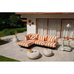Fatboy Paletti Outdoor Set - Large Colour: Stripe Orange Creme (Left) - thumbnail 2
