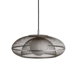 Umage Faraday Pendant Light Shade - Steel - Medium - With White Cord Set Colour: Steel, Size: Medium, Cord Set Option: With White Cord Set - thumbnail 6