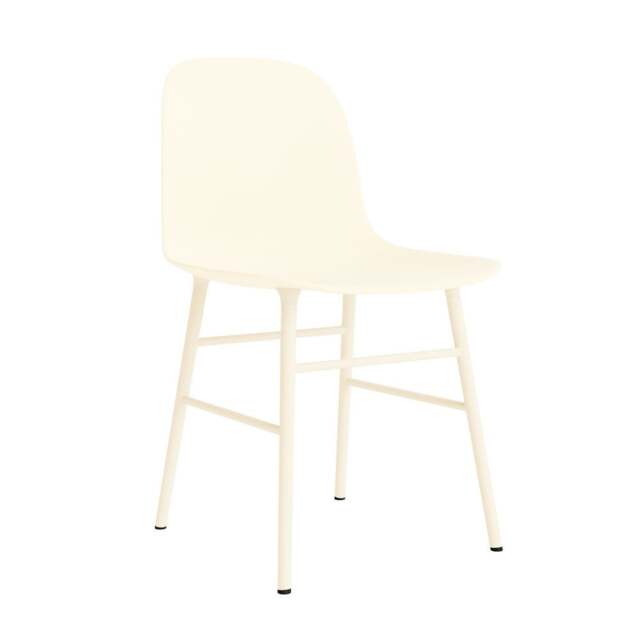 Normann Copenhagen Form Chair - Cream - Cream Legs Shell Colour: Cream, Leg Colour: Matching Shell Colour - image 1