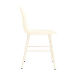 Normann Copenhagen Form Chair - Cream - Cream Legs Shell Colour: Cream, Leg Colour: Matching Shell Colour - thumbnail 3