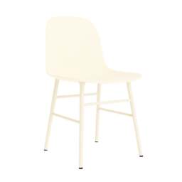 Normann Copenhagen Form Chair - Cream - Cream Legs Shell Colour: Cream, Leg Colour: Matching Shell Colour - thumbnail 1