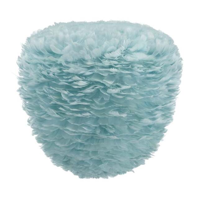 Umage Eos Evia Feather Pendant Shade - Light Blue - Large - 55cm with Black Cord Set With or Without Cord Set: With Black Cord Set - image 1