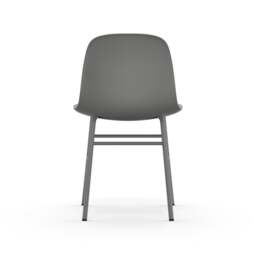 Normann Copenhagen Form Chair - Grey - Grey Legs Shell Colour: Grey, Leg Colour: Matching Shell Colour - thumbnail 4