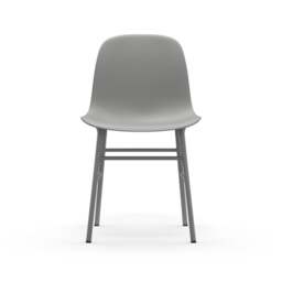 Normann Copenhagen Form Chair - Grey - Grey Legs Shell Colour: Grey, Leg Colour: Matching Shell Colour - thumbnail 2