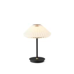 Halo Design Paris To Go Battery Table Lamp - O22 - Clean White Shade - Black - thumbnail 2