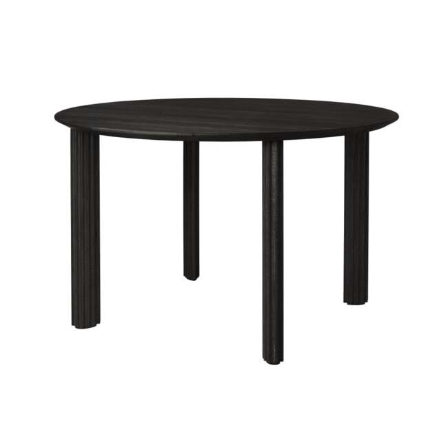 Umage Comfort Circle Dining Table - Rippled - Black Oak - image 1