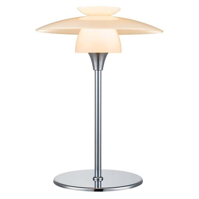 Halo Design Scandinavia Table Light - O20 - Opal Glass/Chrome - image 1