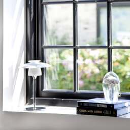 Halo Design Scandinavia Table Light - O20 - Opal Glass/Chrome - thumbnail 4